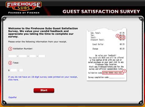 www.firehousesubs.com survey|Firehouse Subs Guest Satisfaction Survey